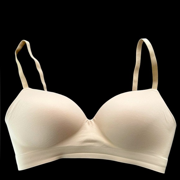 Soma size 34 C Beige Enbliss Wireless Bra padded Tan T Shirt - Picture 1 of 3